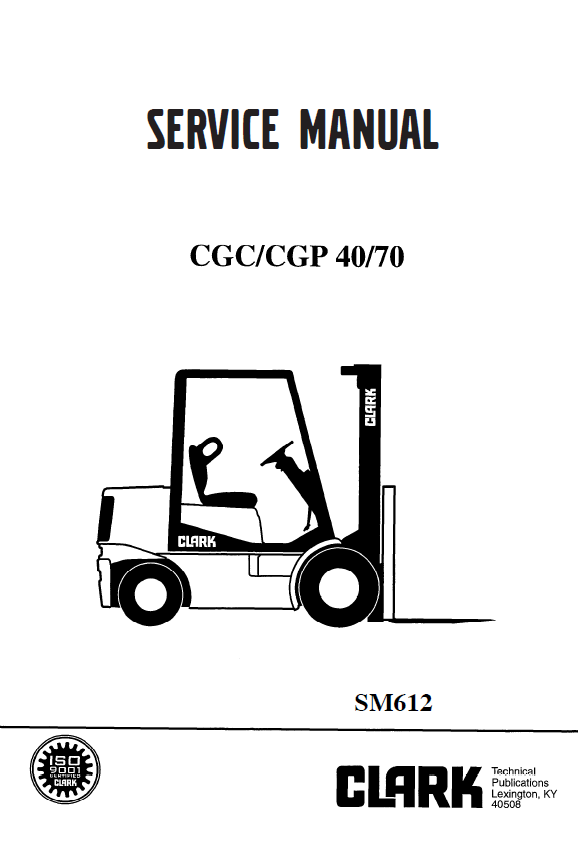Clark Forklift Cmp 30 Service Manual